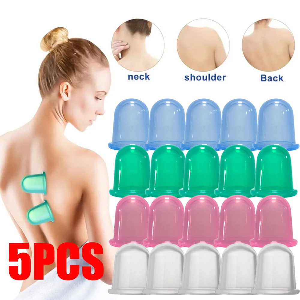 Juego  ventosas médicas chinas al vacío para espalda y cuerpo, terapia  succión  celulitis, masaje, herramienta  tratami