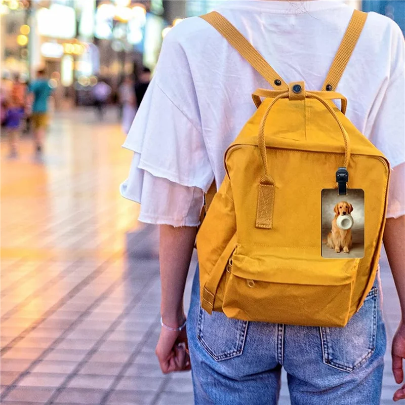 AA84 20 Pcs Sublimation Luggage Tag Baggage Tags Blanks With Strap MDF White Double Sided Suitcase Label Tag