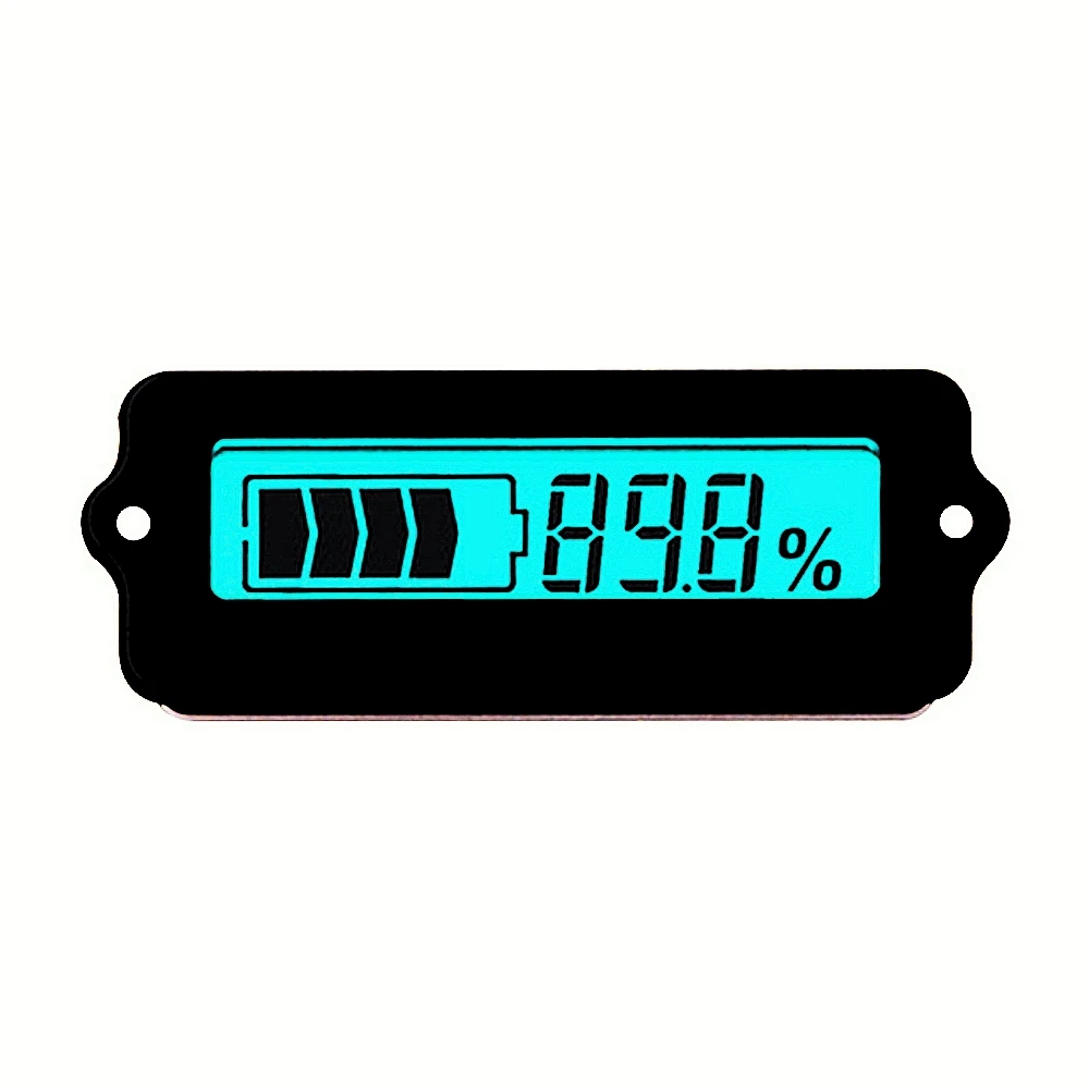 LY6W 12V 24V 36V 48V Lead Acid Battery Capacity Indicator LCD Digital Display Meter Lithium Battery Power Level Detector Tester