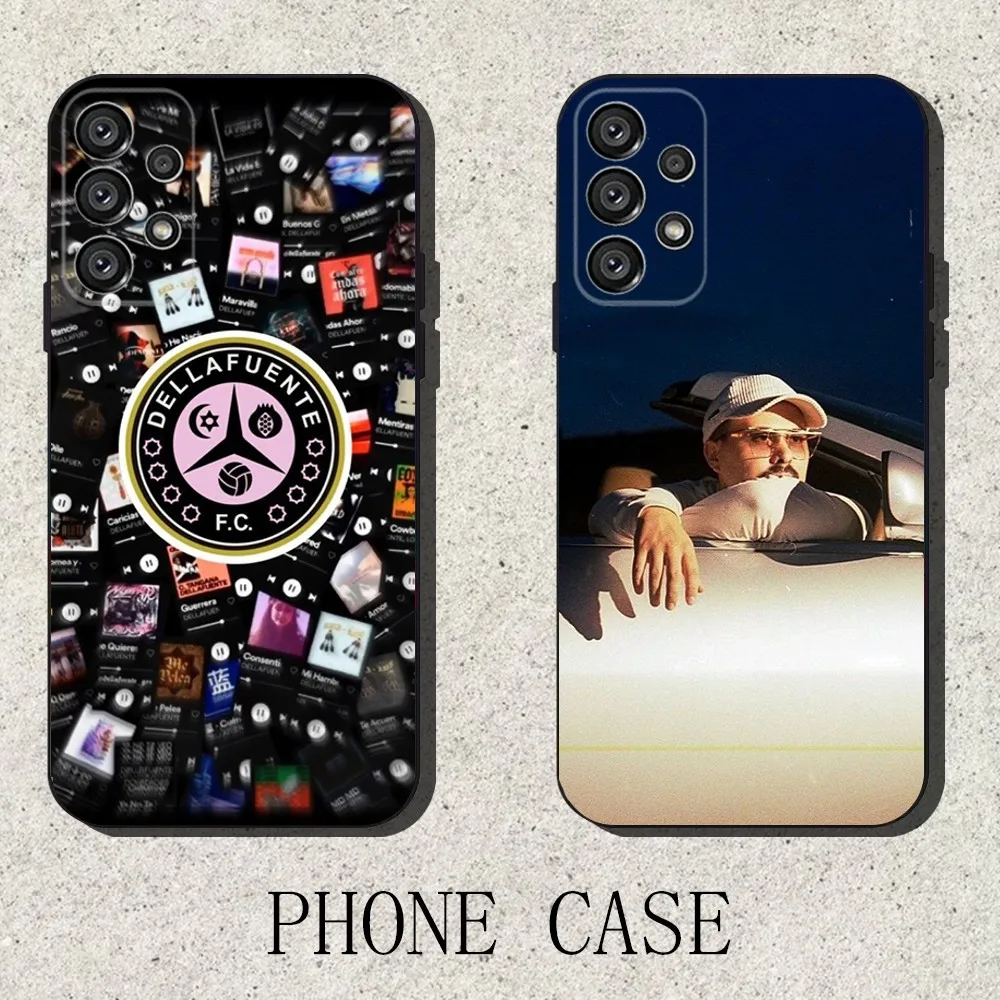 

Dellafuente F C Phone Case For Samsung S25,S24,S21,S22,S23,S30,Ultra,S20,Plus,Fe,Lite,Note,10,9,5G Black Cover