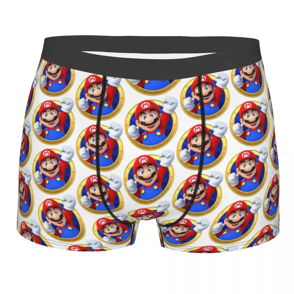 

Custom M-Marioed Game Underwear Men Stretch Boxer Briefs Shorts Panties Soft Underpants For Male