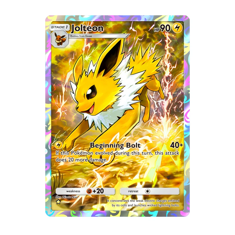 مجموعة سلسلة Pocket Eevee Umbreon Sylveon Leafeon Flareon وما إلى ذلك بطاقة ذاتية الصنع منسوجات محفورة مجموعة الرسوم المتحركة الفردية أرواق لعب