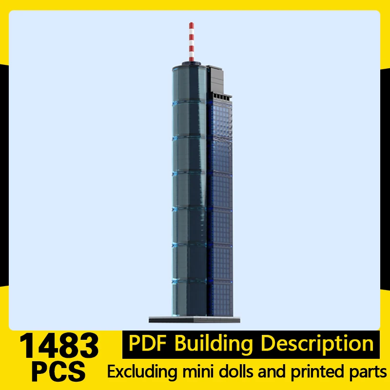 City Street View Model MOC Building Bricks Commercial Skyscraper Modular Technology Gifts Holiday Assemble Children Toys Suit