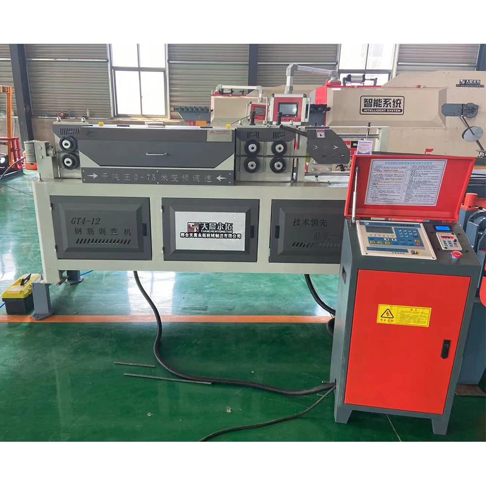 Electric Hydraulic Steel Bar Bender Screw Steel Straightener Factory Directly Wire Straightener And Cutter