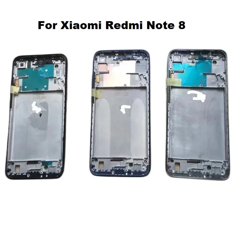 For Redmi Note 8 Middle Frame Front Bezel Housing Case Back Mid Plate Models M1908C3JH M1908C3JG M1908C3JI