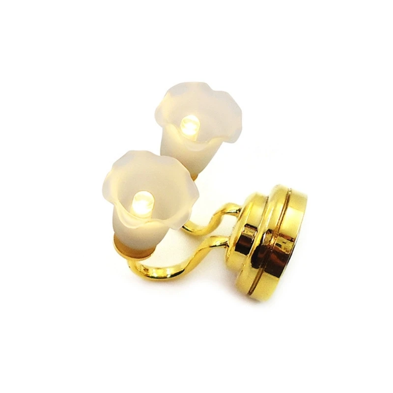 

Милый кукольный домик для гостиной, кронштейн, светильник, мебель для кукольного домика, игрушка, светодиодный настенный