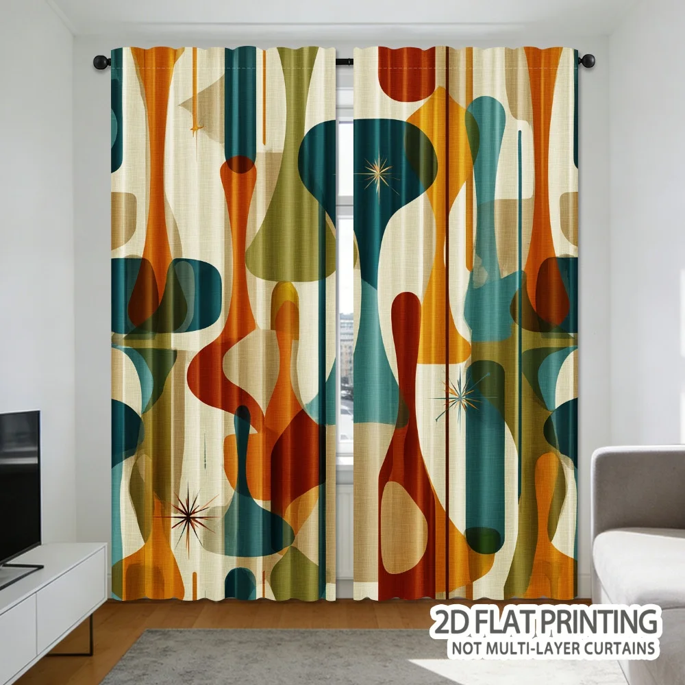 retro streamlined abstract geometric curtain rod design is suitable for bedrooms, offices, kitchens, bathrooms and living rooms