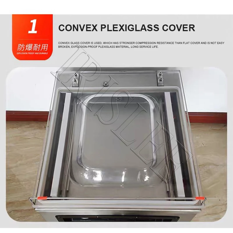 Commercial Wet and Dry Food Vacuum Sealer Automatic Vacuum Packaging Sealer Dual-purpose Fresh-keeping Plastic Sealing Machine