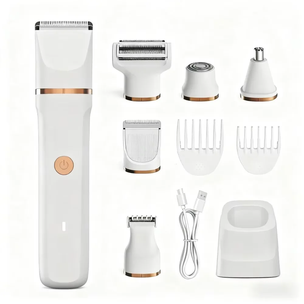 

Новый дизайн 2026: Усовершенствованная электробритва для женщин, двухголовочный триммер-бритва для удаления волос, электрическая бритва для дам