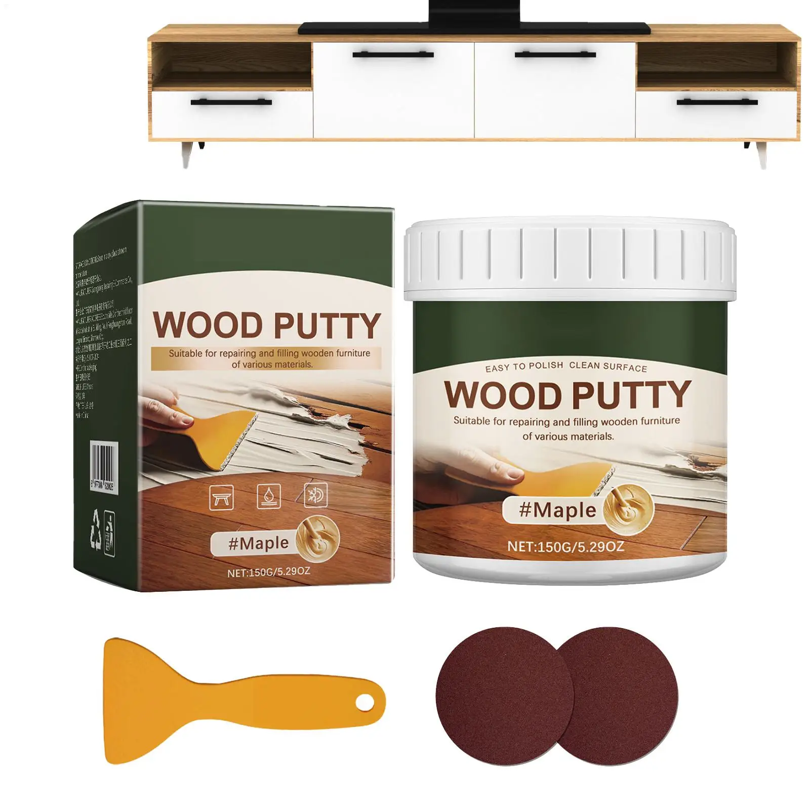 ウッドフィラー 外装用万能ウッドフィラー 壁パテ 穴補修用プ - Wood Filler Stick のレビューと価格
