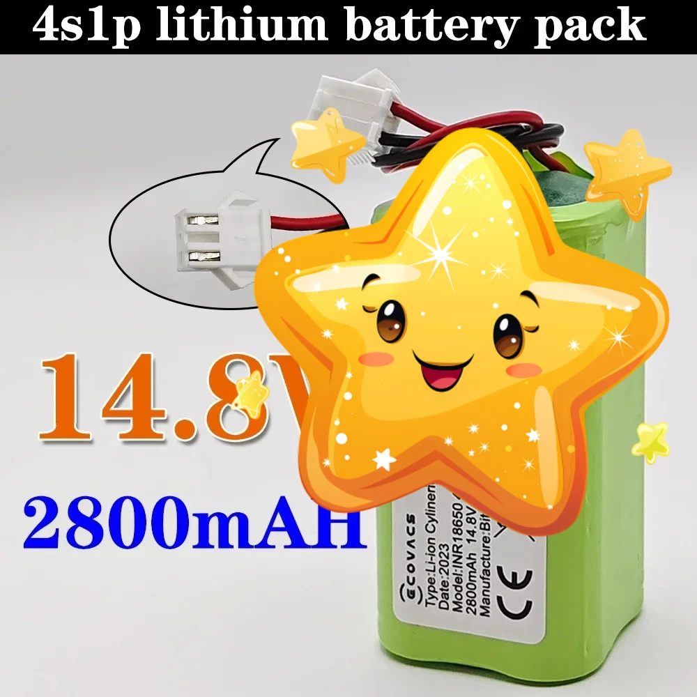 

14.8V Battery 2800mAh For eufy RoboVac 15C 15T 25C 30 30C 35C MAX G10 G15 G20 G30 Hybrid Edge Robot Vacuum Cleaner Parts