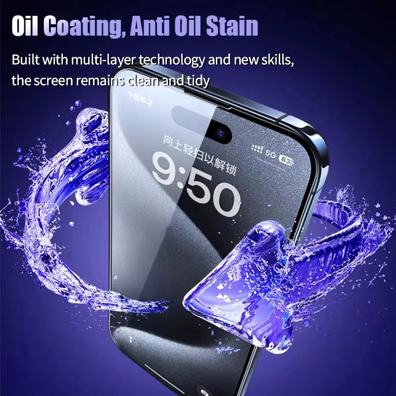 واقي شاشة للخصوصية من السيراميك غير اللامع لهاتف iPhone 17 16 13 15 11 12 14 Pro Max Air مضاد للتجسس لهاتف iPhone SE XR XS X 7 8 Plus