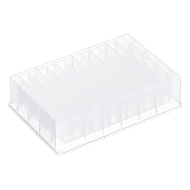 PP Reagent Addition Tank Pipette Liquid Suction Multi Hole Position Experimental Equipment Addition Cover Flat Bottom JVLAB