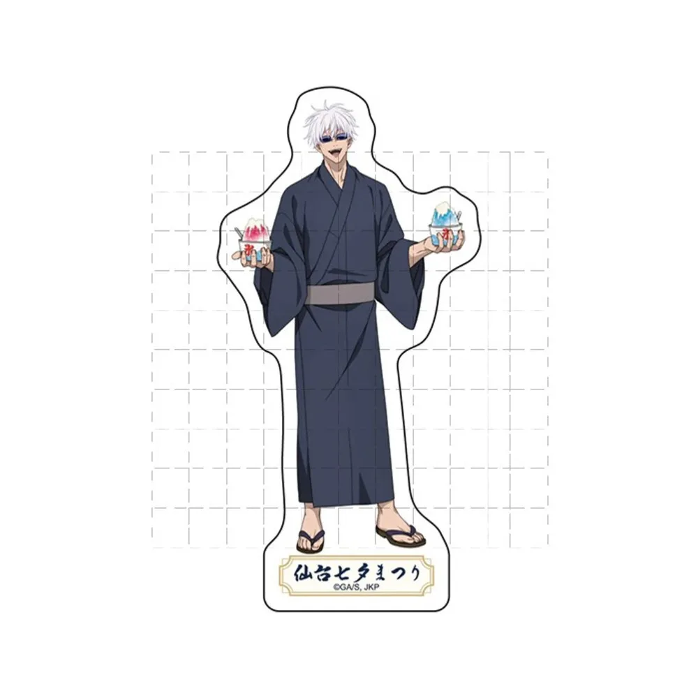 Game Yuji Itadori 2 Acrylic Stand Doll Anime Fushiguro Megumi Kugisaki Nobara Gojo Satoru Figure Model Plate Cosplay Toy Gift