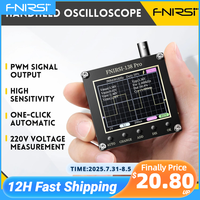 FNIRSI 138PRO Handheld Digital Oscilloscope 2.5MSa/s 200KHz Analog Bandwidth Support AUTO,80Khz PWM And Firmware Update