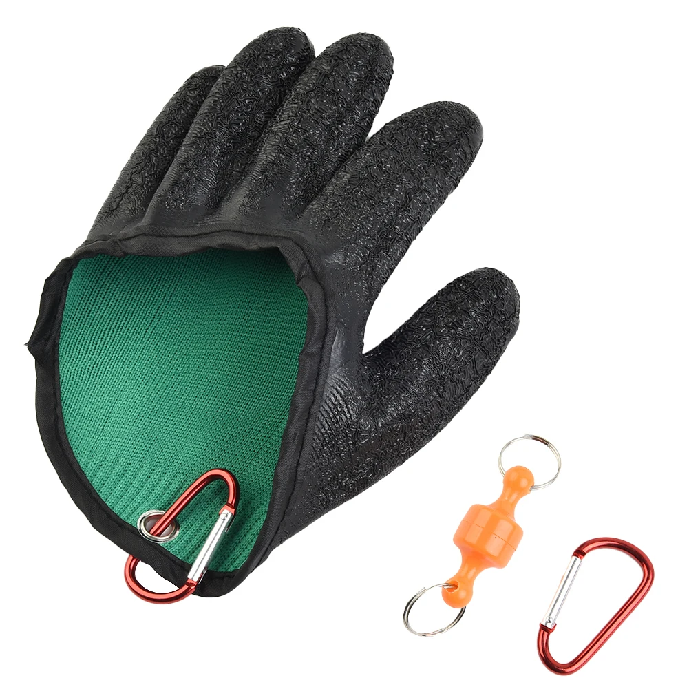 Tool Fishing Gloves Anti-Puncture Anti-slip Elastic Fisherman Hook Latex Professional Quick-drying Wear-resistant