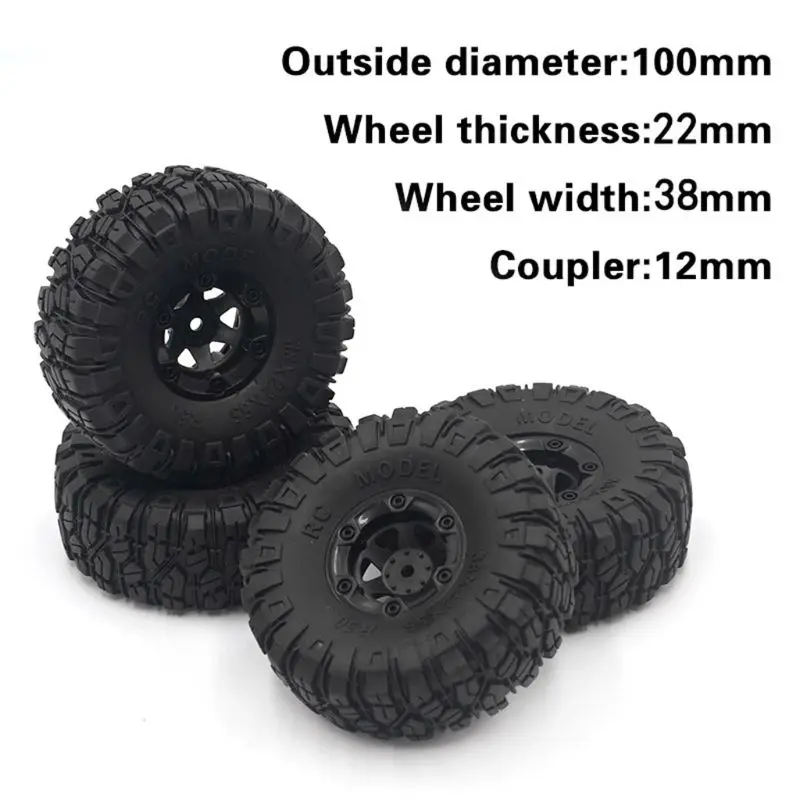 2CPS Upgrade Large Tires for Wltoys 12428/12423 for Feiyue 01/02/03/04/05 Q39