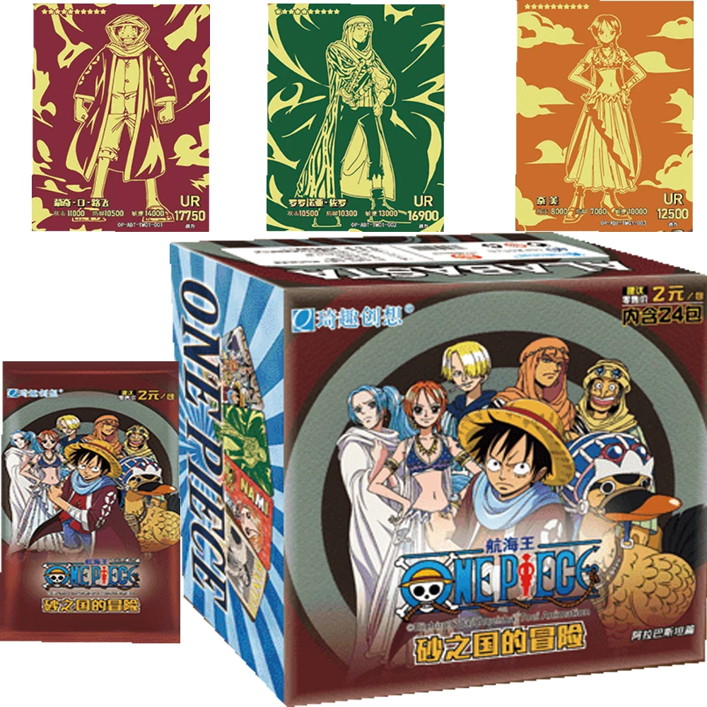 

Genuine One Piece Cards Collection for Children Japan Anime Rare Limited Full Page Hot Stamping UR Cards Toys Boy Festival Gifts