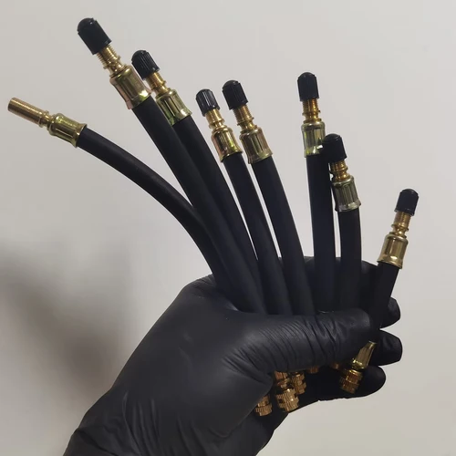 Imagen 2 del producto Tubo de extensión de válvula de goma de neumático, tubo de extensión de válvula de aire de vacío de coche, tubo de extensión inflable, varias especificaciones, 1 ud.