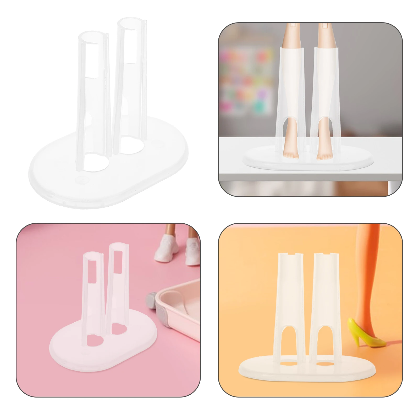 

10pcs Stand Rack Stable Display Base For Action Figures Collectibles Desktop Support Holder Portable Storage Game