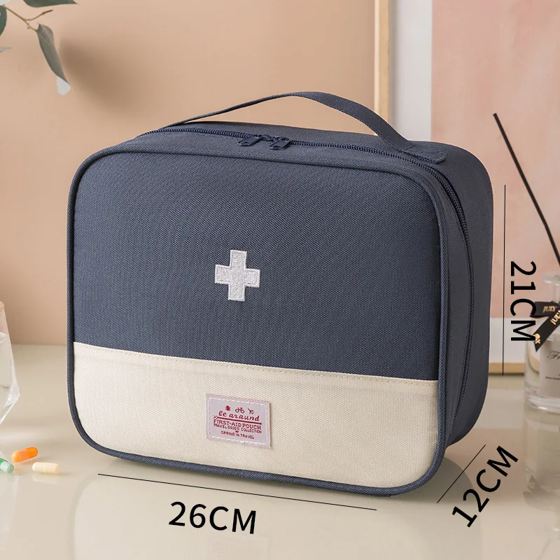 Borsa per medicinali portatile di grande capacità borsa per pronto soccorso borsa per medicinali per la casa borsa da viaggio Anti-epidemia