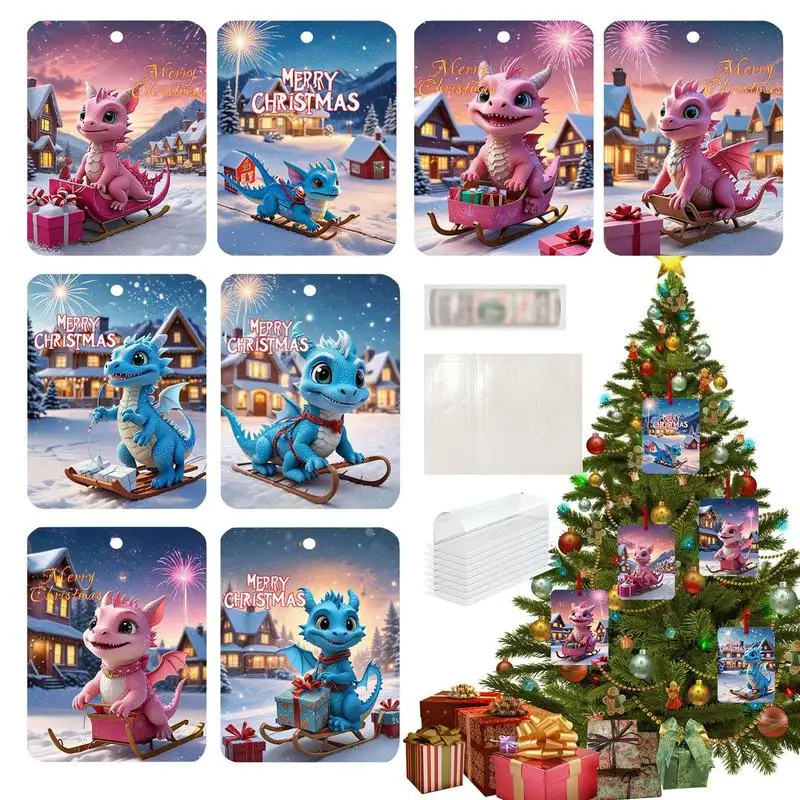 Christmas Money Holders For Cash 8 Pieces Cute Animals Christmas Money Cards Christmas Ornaments Funny Christmas Surprise Money