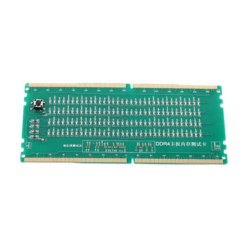 DDR4 RAM Test Card 288Pin LED Diagnostic Analyzer Desktop Motherboard Memory Slot Repair Test Tool