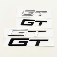 3D ABS Logo GT Emblem Letters Badge Car Rear Trunk Sticker for F34 E36 E39 E46 F07 G32 650 535i 630i 3 5 6 Series GT Accessories