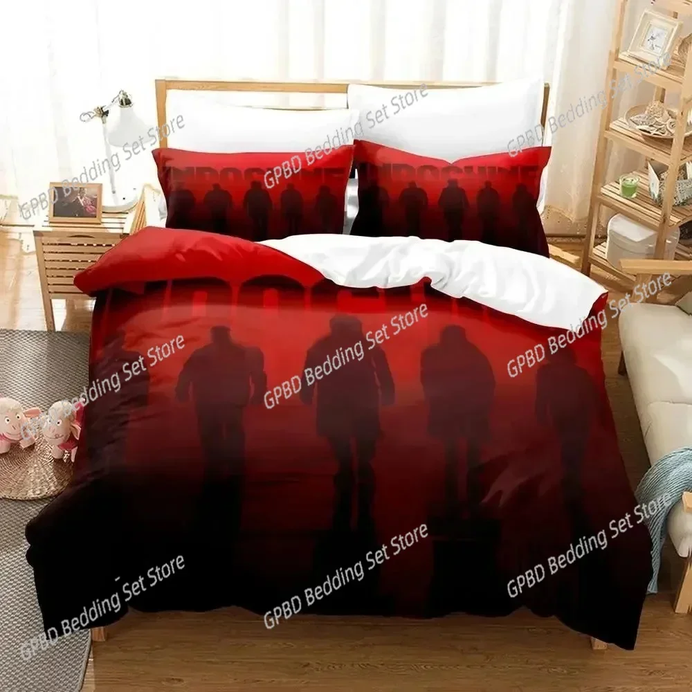 

3D Print Indochine Rock Bedding Set Single Twin Double Queen King Cal King Size Bed Linen Set