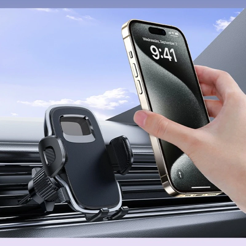 

Автомобильный держатель для телефона Oatsbasf с вентиляционным отверстием, подставка 360° ° Вращающийся автомобильный кронштейн для телефона для подставки для устройств 4-7 дюймов для iPhone 16/15, автомобильные аксессуары