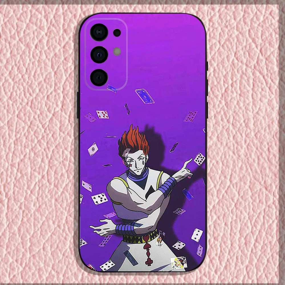 Anime H-Hisoka M-Morow Phone Case For Samsung S25,S24,S21,S22,S23,S30,Ultra,S20,Plus,Fe,Lite,Note,10,9,5G Black Cover