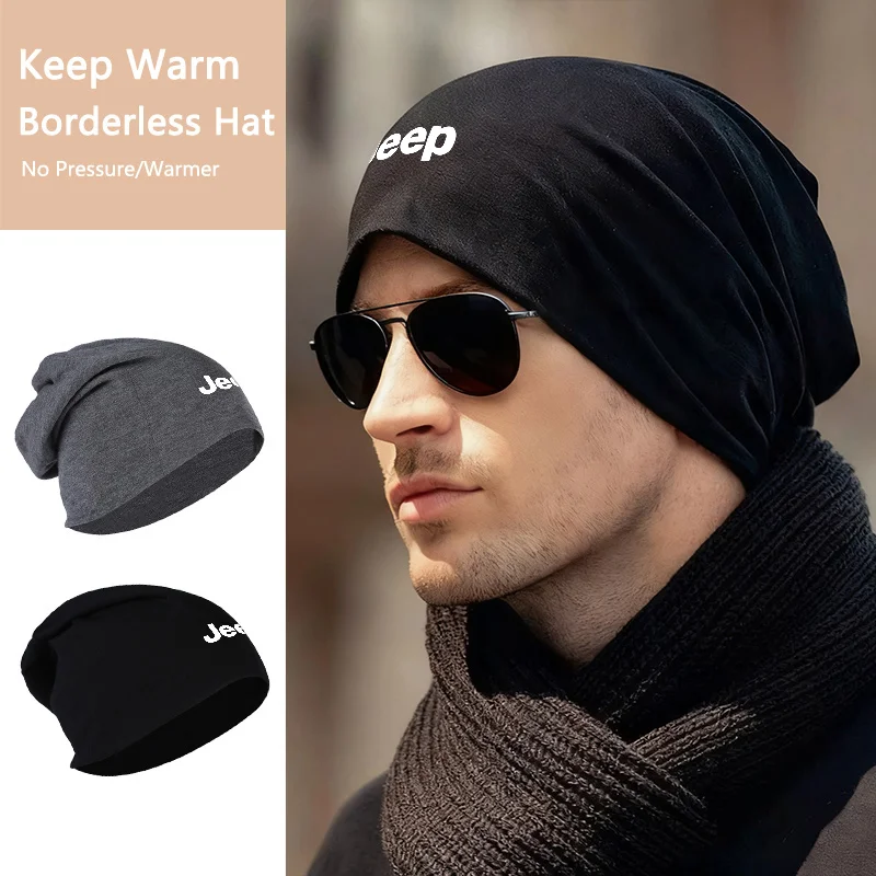 قبعة محبوكة دافئة الهيب هوب بونيه قبعة الخريف الشتاء في الهواء الطلق قبعة صغيرة الكبار ل Jeep Renegade البوصلة جراند شيروكي رانجلر jk