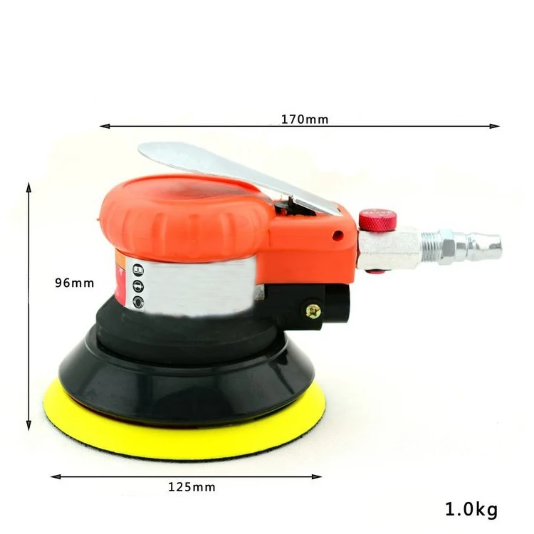 5 Inch Air Random Orbital Palm Pneumatic Sander