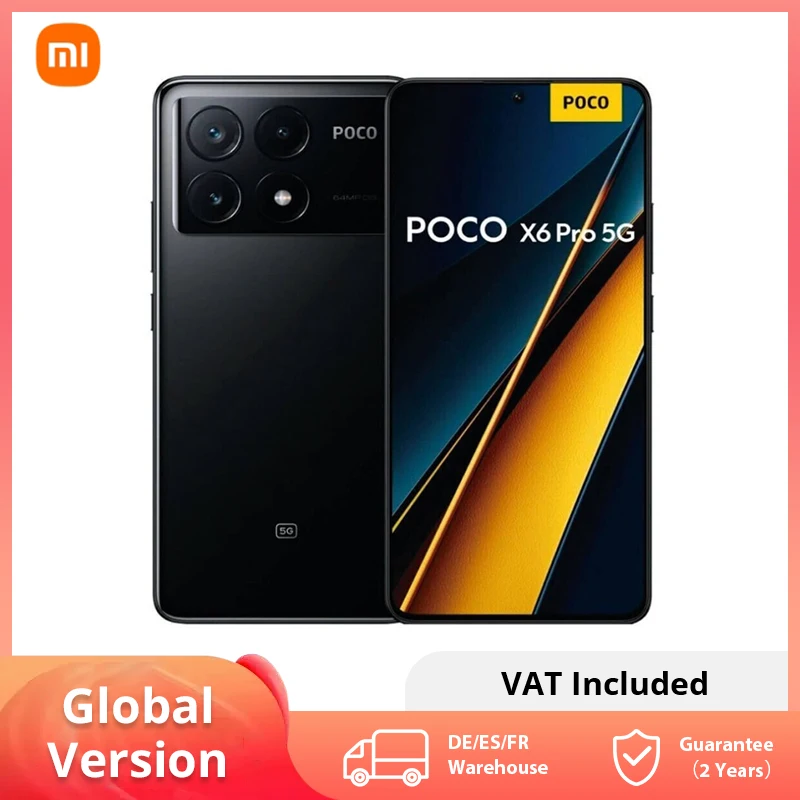 Global Version POCO X6 Pro 5G NFC Smartphone Dimensity 8300-Ultra 6.67