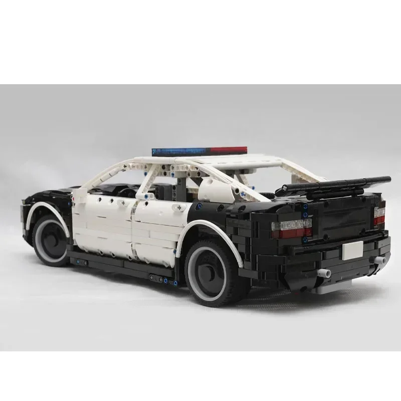 MOC-27336 cidade tráfego polícia carro montagem emenda bloco de construção modelo • 2855 peças blocos de construção crianças brinquedo aniversário presente