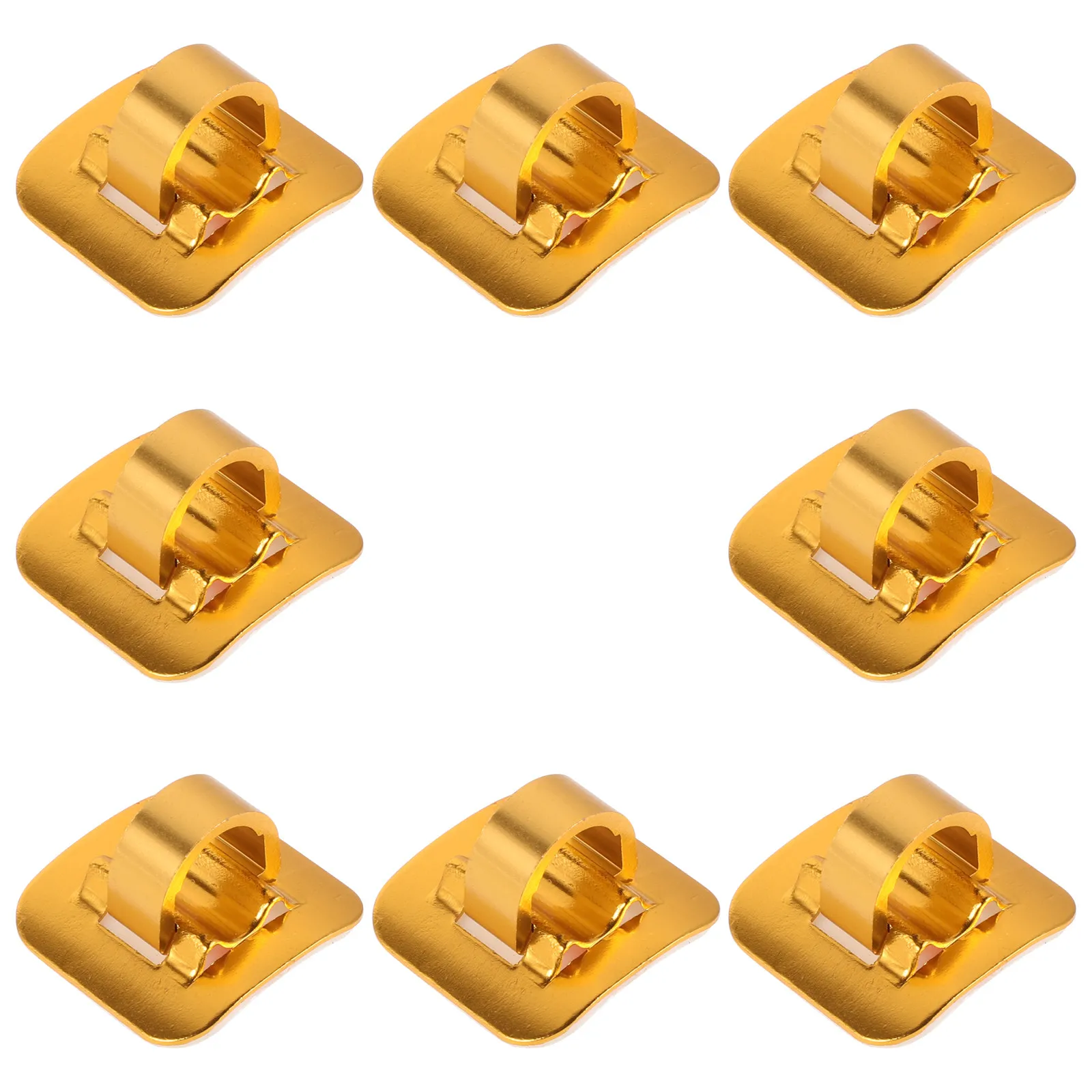 

8 шт. зажимов для велосипедных кабелей из алюминиевого сплава, C-образные клипсы-направляющие для тросов, для управления кабелями на раме горного и шоссейного велосипеда, держатели тормозных тросов