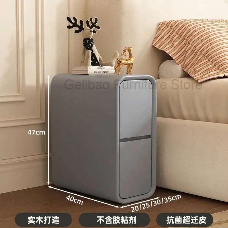 Economia de espaço armazenamento estreito mesa de cabeceira quarto cabeceira canto bonito na moda decoração barato mesa mesitas de noche móveis para casa