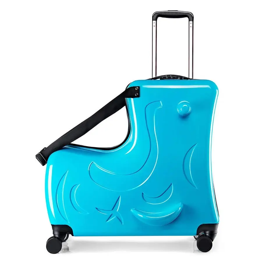 

Ride On Suitcase with Wheels, Scooter Luggage for Toddlers Travel, Durable Childrens Suitcase for Boys amp Girls Ages 213 Years