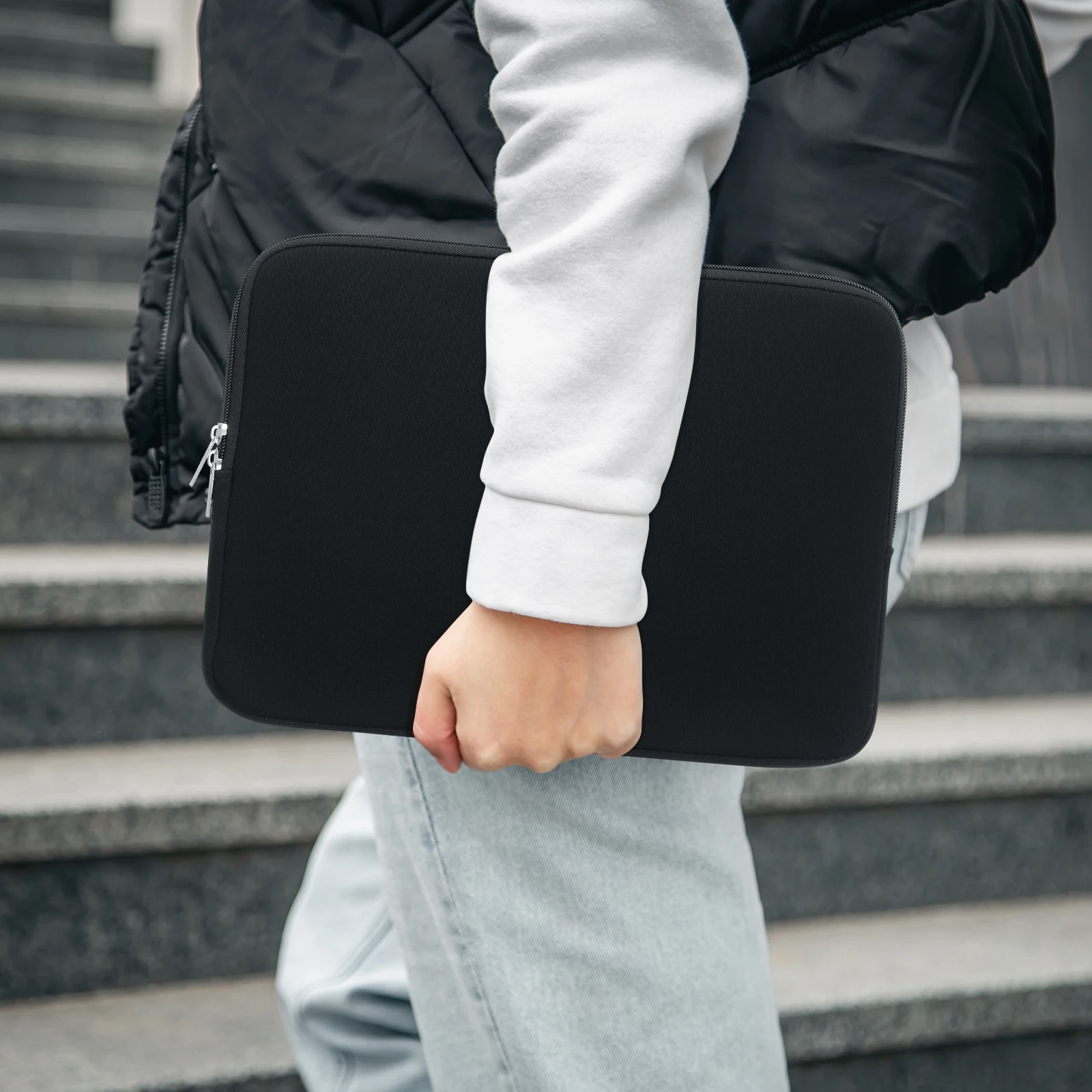 Laptop Sleeve Case For 13 13.3 14 Inch Ultrabooks Slim Zippered Notebook Holder Bag Laptop Sleeve Bag For Computer Accessories