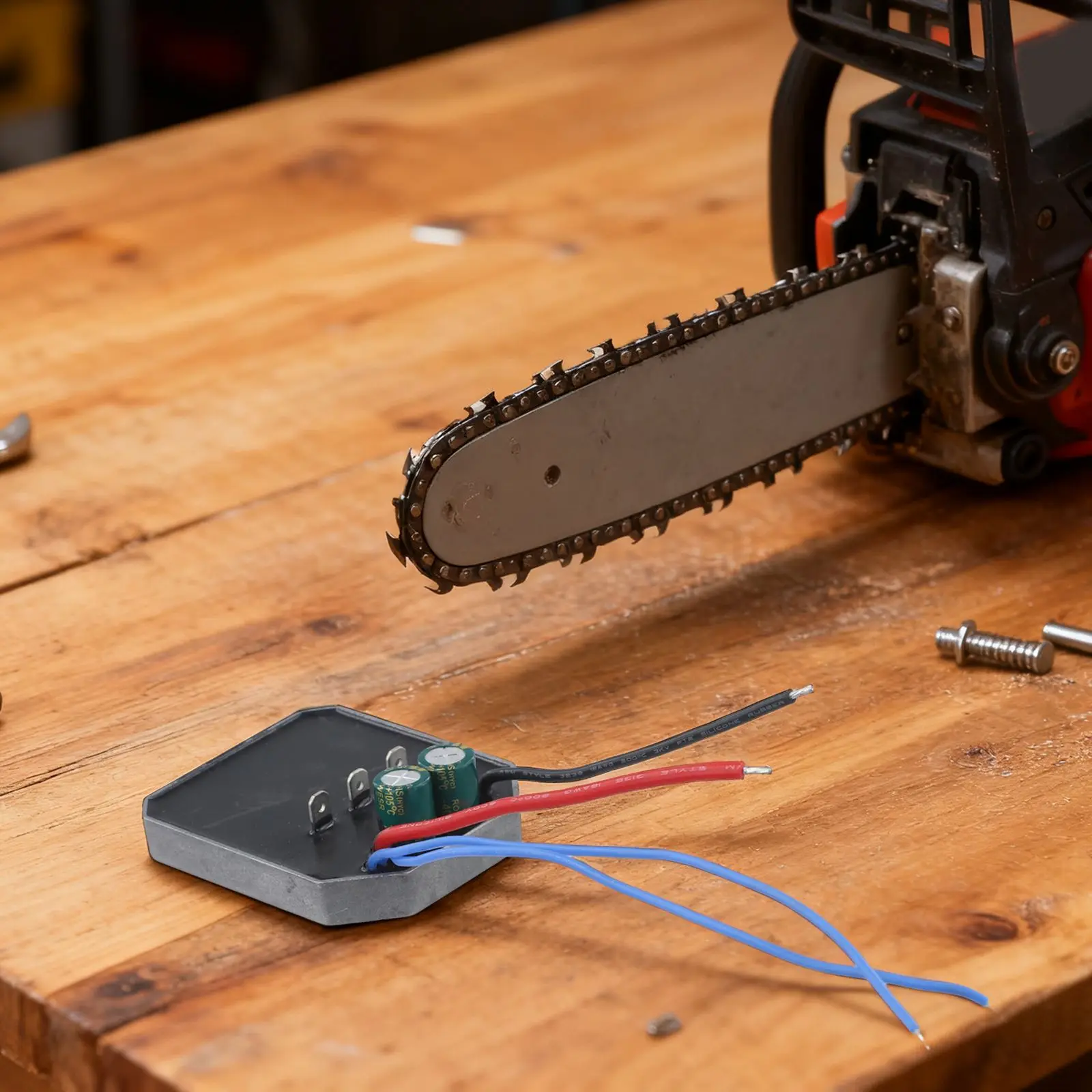 

Control Board for Electric Chain Saw Compatible with 12inch Brushless Lithium Battery 21V Replacement Part for Power Tools