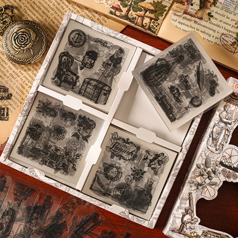 100 Pcs Lovely Stickers Self-Adhesive PVC Stickers Cartoon Sticker for Laptops