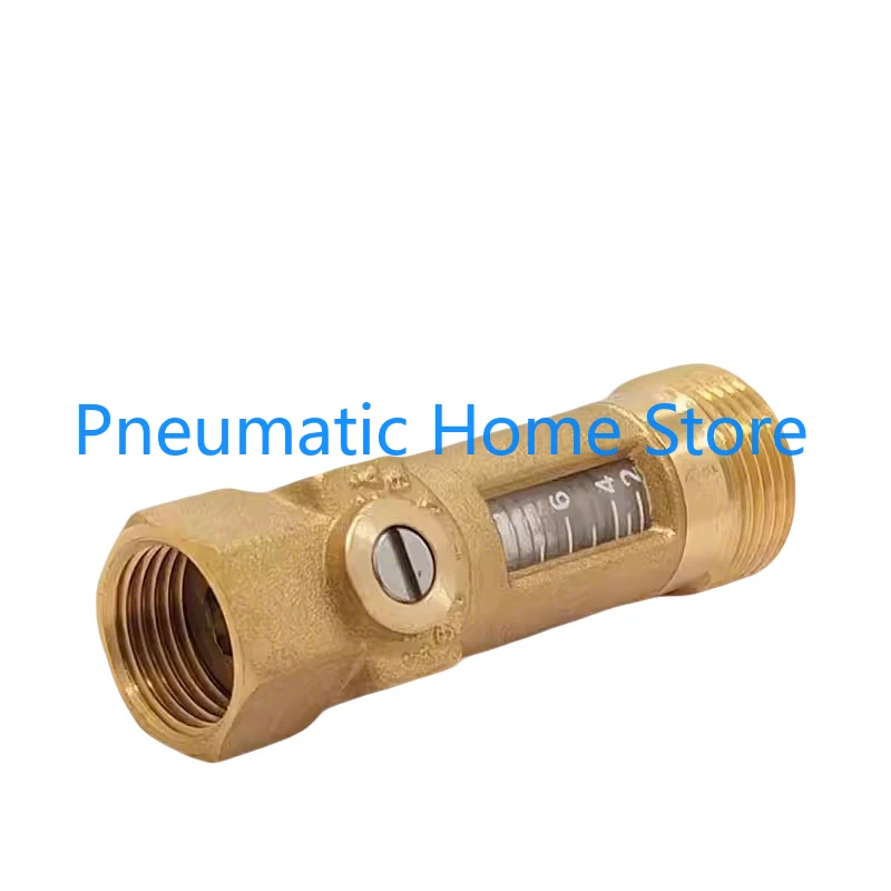 Full-Copper Flowmeter Float Flow Balancing Valve Solar Workstation Balance Controller Pipeline with Ball Valve Regulation