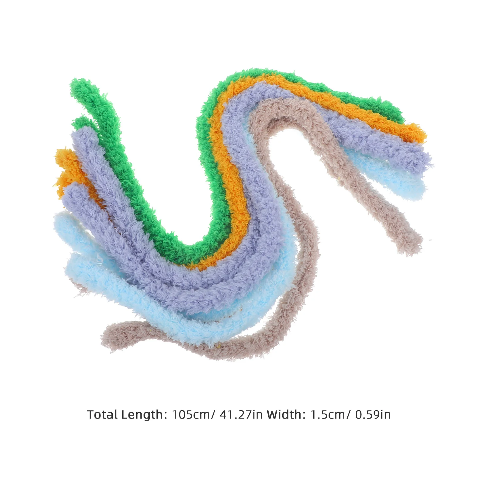 5 pçs hastes de chenille diy artesanato limpadores cor misturada barras dobráveis para crianças artesanato aprendizagem precoce suprimentos criativos