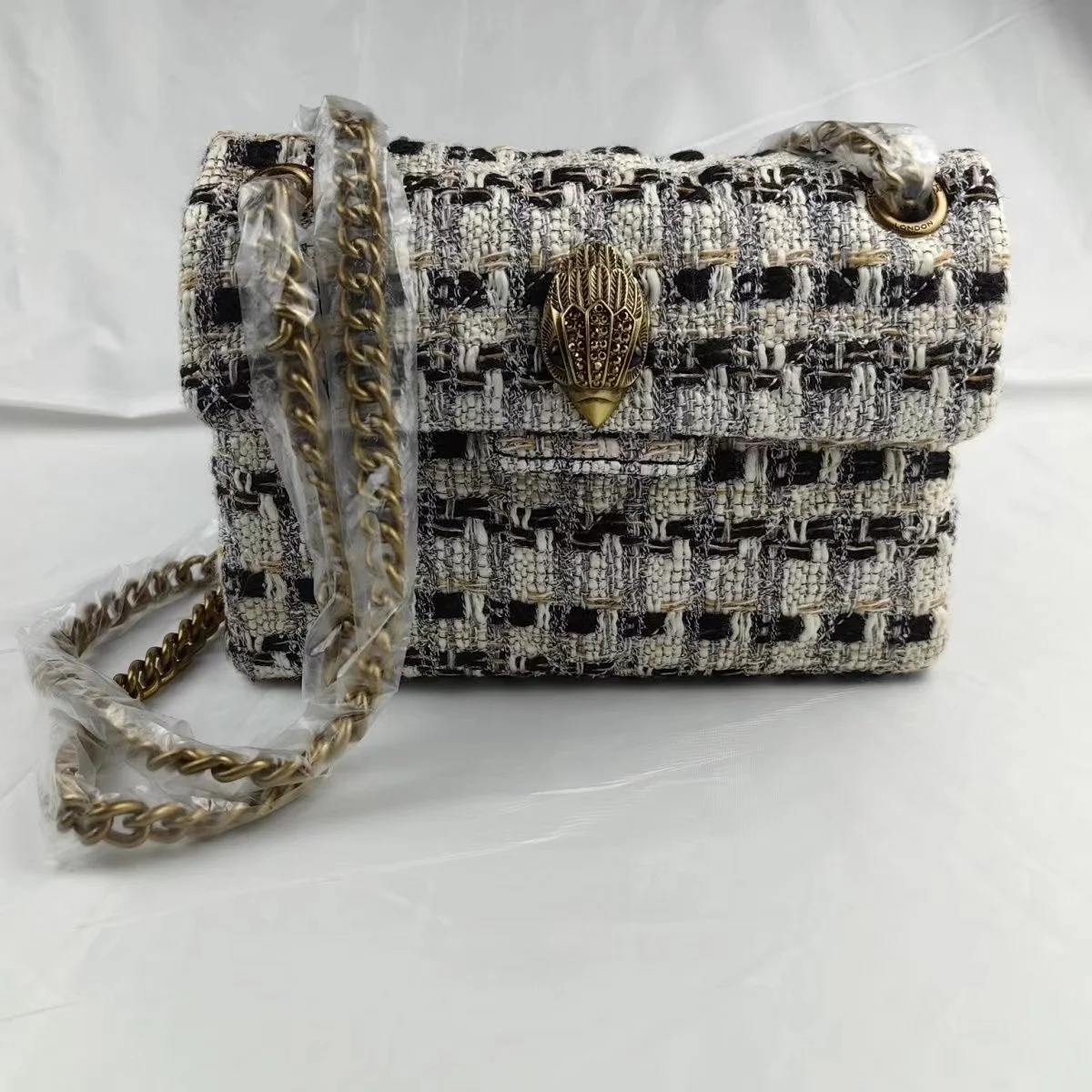 

Original Kurt Geiger Eagle Head Bag Braided Small Fragrance Ocean High Appearance Designer Shoulder Bag Crossbody Bag Clutch Bag