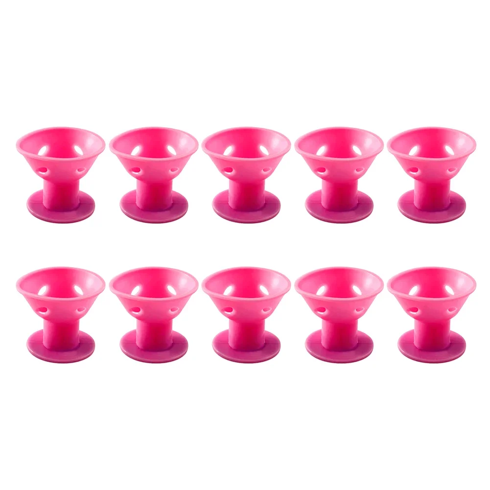 10PCS/Set Magic Hair Care Rollers Mushroom Roll Lazy Curler Silicone Hair Curler No Heat No Clip Hair Curling Styling DIY Tool