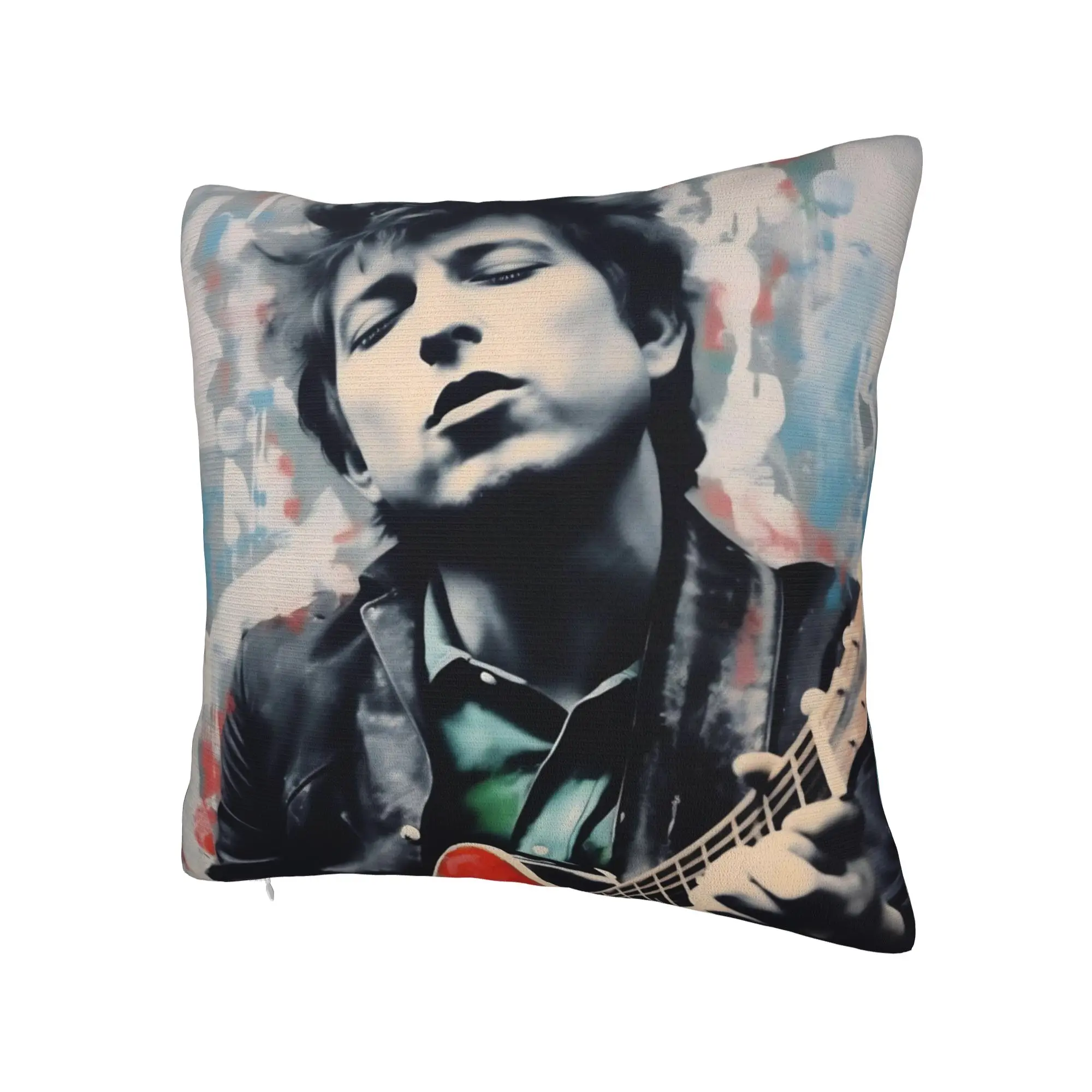 Bob Dylan Singer Pillow Cover Merchandise Soft Cushion Cover Decor  Throw Pillow Case Cover Bed Multiple Sizes
