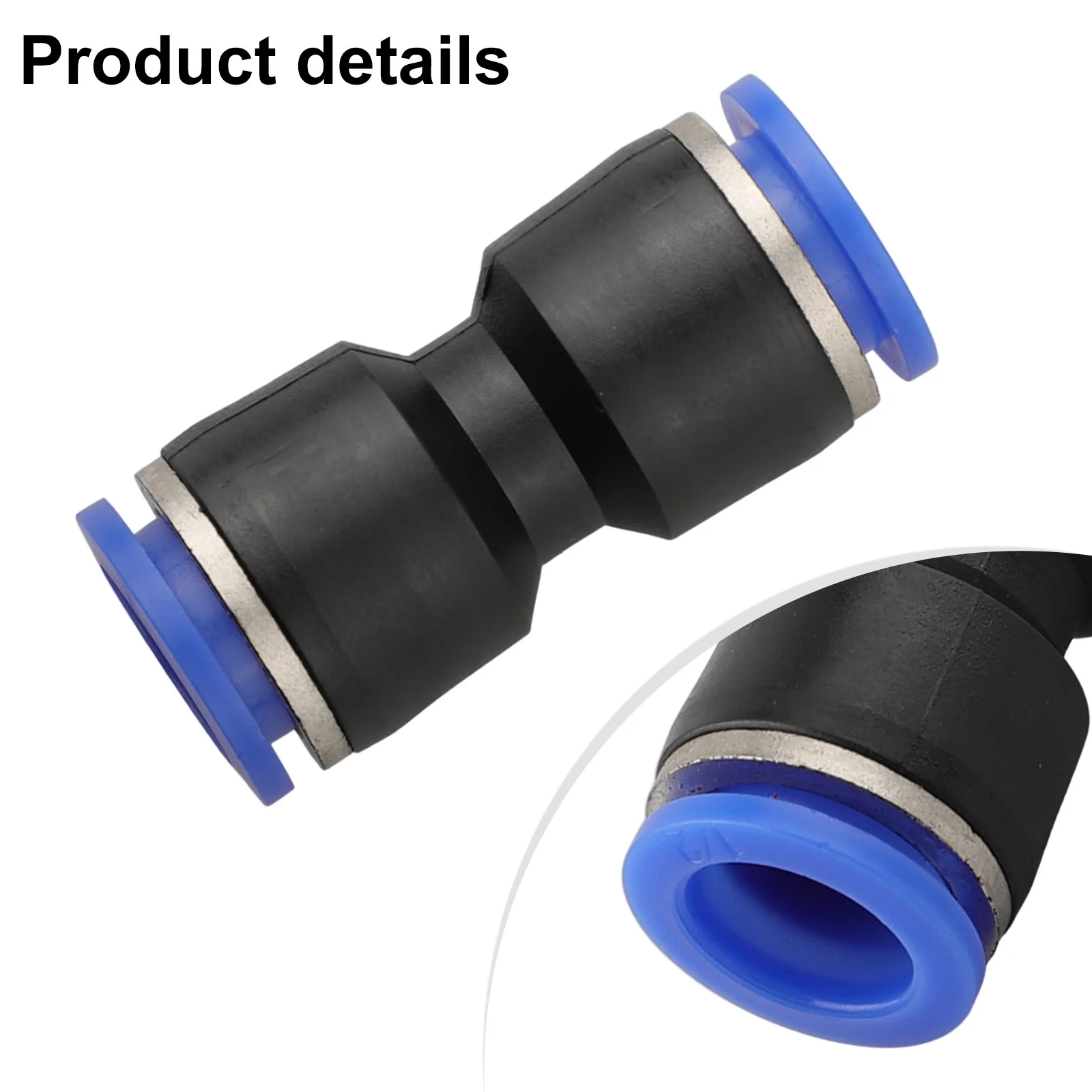 Pipe Fitting Straight Push Connectors 20x13x4cm Pneumatic Push Fittings Model 4mm To 12mm Perfect For Projects