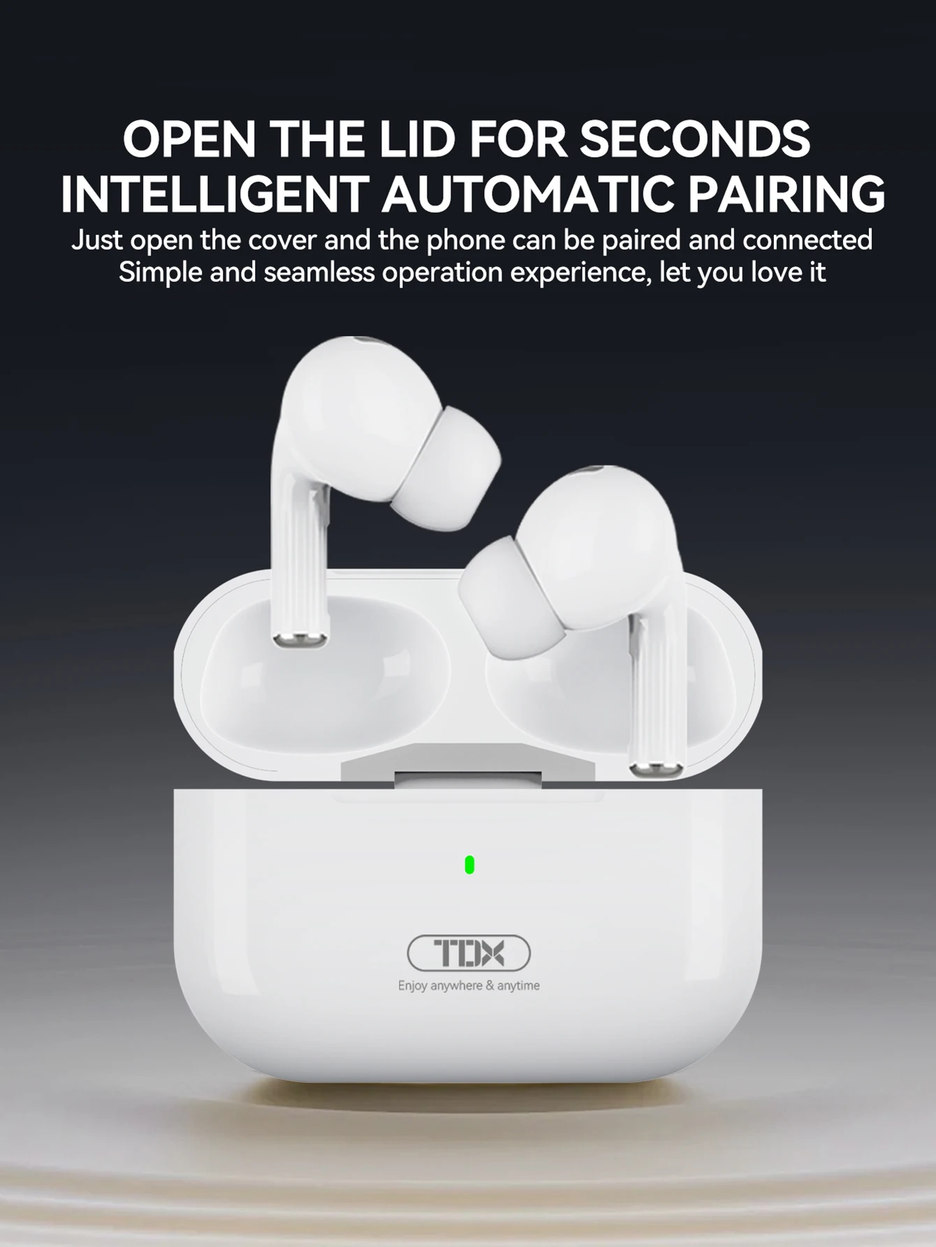 Pro Pod Wireless Bluetooth Earbuds HiFi Stereo Sound In-Ear Headphones with Mic Charging Case IPX Waterproof For iPhone Xiaomi