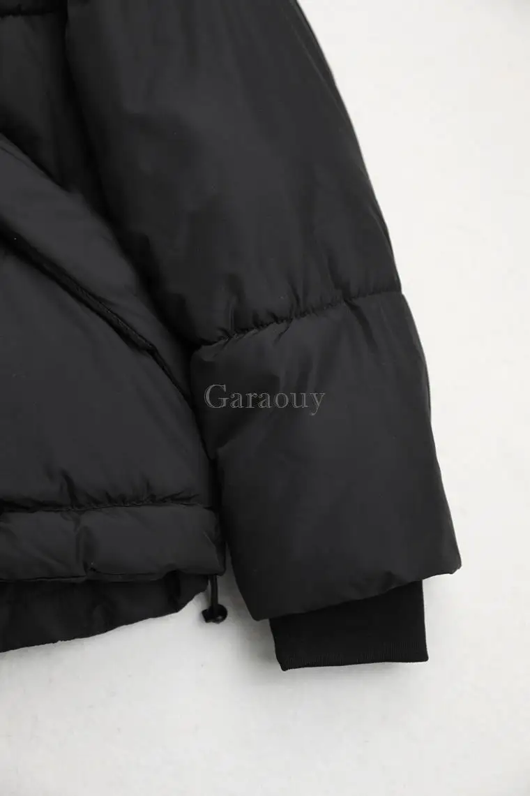 Garaouy 2023 Winter New Men\'s Warm Parkas Streetwear Warm Cotton Coats Slim Male Jackets Windproof Padded Outwear Mens Clothing