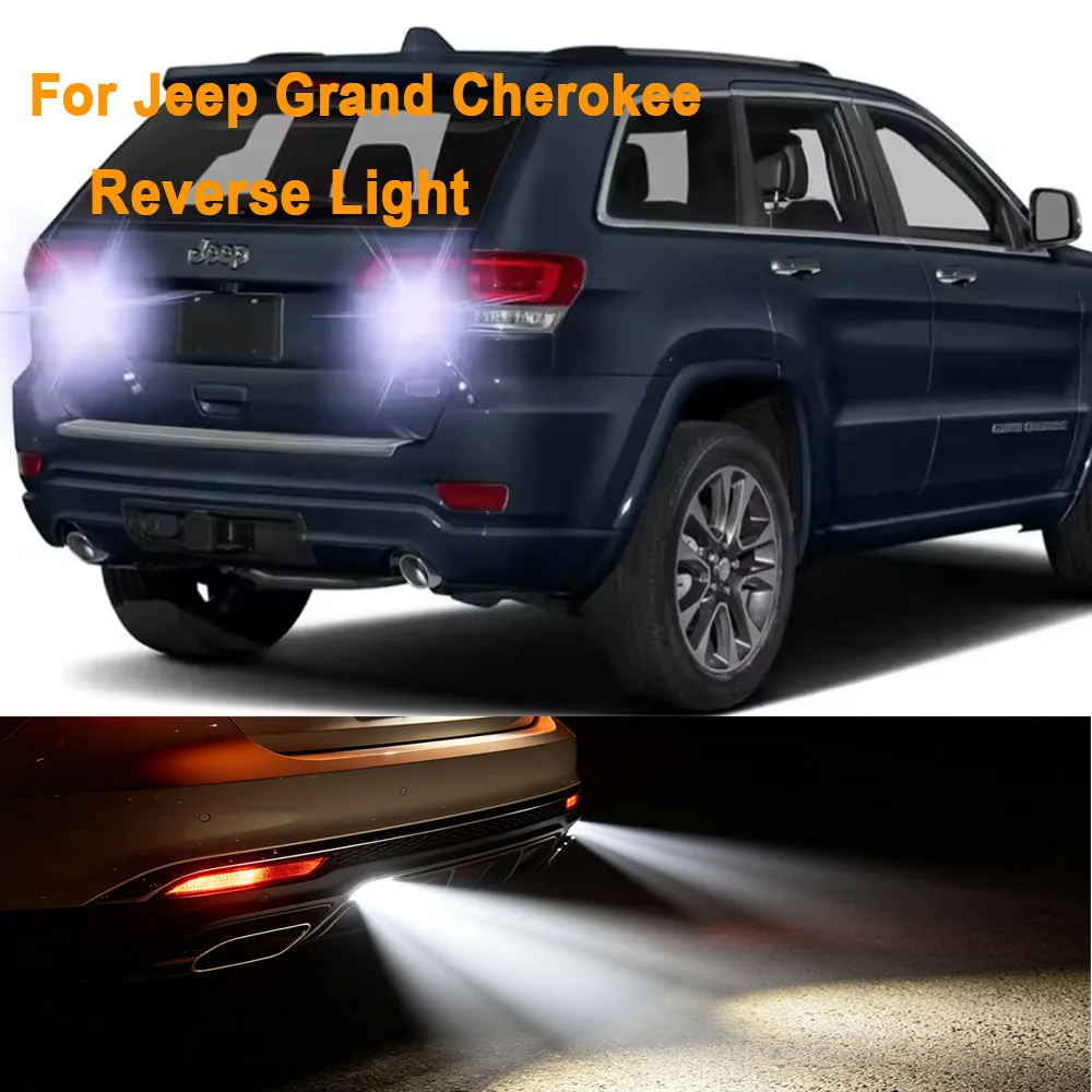 2 Stück für Jeep Grand Cherokee 2011-2021 T15 W16W LED Rückfahrleuchten Glühbirne Canbus Fehlerfrei